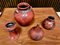 German Glazed Ceramic Set from Schellbach Pottery, 1960s, Set of 4, Image 2