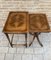 Marquetry Nesting Tables, Set of 2, Imagen 13
