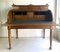 Large Antique Cylinder Writing Desk in Oak, Imagen 5