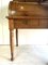 Large Antique Cylinder Writing Desk in Oak, Imagen 10