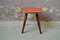 Vintage Red Plant Table or Nightstand, 1950s, Immagine 1