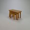 Modernist Blond Oak Nesting Tables, 1960s, Set of 3, Image 1