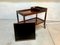 German Modernist Walnut Serving Cart with Removable Trays from Wilhelm Renz, 1960s, Image 4