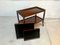 German Modernist Walnut Serving Cart with Removable Trays from Wilhelm Renz, 1960s 7