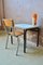 Vintage Blue Desk and Chair, Set of 2, Immagine 2