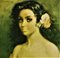 Vintage Oil Painting, Captivating Portrait of the Andalusian Lady 5
