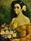 Vintage Oil Painting, Captivating Portrait of the Andalusian Lady 7