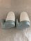 Light Blue Ceramic Model 6077 Sconces by Wilhelm Wagenfeld for Lindner, 1950s, Set of 2 4