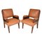 Art Deco Style Sculpted Armchairs, 1950s, Set of 2 1