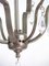 Chrome Chandelier with Glass Trimmings, 1920s, Imagen 3