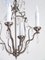 Chrome Chandelier with Glass Trimmings, 1920s, Image 2