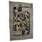 Abstract Handmade Wool Carpet, 1940s 1