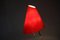 Red Floor Lamp by Josef Hůrka, 1960s, Image 8