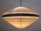 Mid-Century Space Age Pendant Lamps, 1970s, Set of 4, Immagine 7