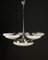 Large Art Deco Chrome-Plated 6-Light Chandelier, 1930s, Immagine 6