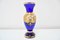 Mid-Century Handmade Gilt Vase by Novo Borske Sklo, 1960s, Imagen 2