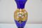 Mid-Century Handmade Gilt Vase by Novo Borske Sklo, 1960s, Imagen 4