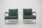 Set of Early Bauhaus Chrome Kf-406 Armchairs by Walter Knoll for Thonet, 1930s 4
