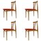 Mid-Century Organic Beech Dining Chairs, 1960s, Set of 4 1