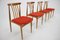 Mid-Century Organic Beech Dining Chairs, 1960s, Set of 4 6