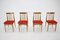 Mid-Century Organic Beech Dining Chairs, 1960s, Set of 4, Image 3