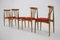 Mid-Century Organic Beech Dining Chairs, 1960s, Set of 4 2