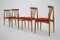 Mid-Century Organic Beech Dining Chairs, 1960s, Set of 4, Image 2