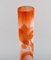 Large Antique Vase in Frosted and Orange Art Glass by Emile Gallé, 1890s, Image 4