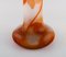 Large Antique Vase in Frosted and Orange Art Glass by Emile Gallé, 1890s, Image 5