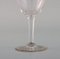Art Deco Wine Glasses in Crystal Glass from Baccarat, France, 1930s, Set of 12 5