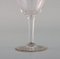 Art Deco Wine Glasses in Crystal Glass from Baccarat, France, 1930s, Set of 12, Image 5