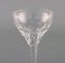 White Wine Glasses in Clear Crystal Glass from Val St. Lambert, Belgium, Set of 12, Immagine 4