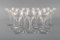 White Wine Glasses in Clear Crystal Glass from Val St. Lambert, Belgium, Set of 12, Immagine 2