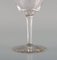 Art Deco Wine Glasses in Crystal Glass from Baccarat, France, 1930s, Set of 11 5