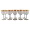 Art Deco Red Wine Glasses in Crystal Glass from Baccarat, France, 1930s, Set of 10, Image 1