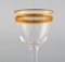 Art Deco White Wine Glasses in Crystal Glass from Baccarat, France, 1930s, Set of 11 4