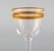 Art Deco White Wine Glasses in Crystal Glass from Baccarat, France, 1930s, Set of 11, Image 4