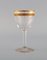 Art Deco White Wine Glasses in Crystal Glass from Baccarat, France, 1930s, Set of 11 3