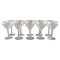 Red Wine Glasses in Clear Crystal Glass from Val St. Lambert, Belgium, Set of 10 1