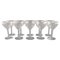 Red Wine Glasses in Clear Crystal Glass from Val St. Lambert, Belgium, Set of 10, Imagen 1