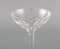 Champagne Bowls in Clear Crystal Glass from Val St. Lambert, Belgium, Set of 12 5