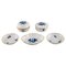 Lidded Jars and Caviar Bowls in Porcelain from Meissen, Set of 5 1