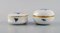 Lidded Jars and Caviar Bowls in Porcelain from Meissen, Set of 5 6