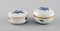 Lidded Jars and Caviar Bowls in Porcelain from Meissen, Set of 5 4