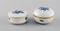 Lidded Jars and Caviar Bowls in Porcelain from Meissen, Set of 5, Image 4