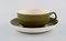 Teacups in Glazed Faience from Aluminia Timiana, 1960s, Set of 8, Imagen 2