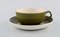 Teacups in Glazed Faience from Aluminia Timiana, 1960s, Set of 8, Immagine 2