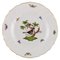 Bird Dinner Plate in Hand-Painted Porcelain from Herend Rothschild, Mid-20th Century 1
