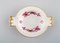 Caviar Bowls in Porcelain with Hand-Painted Pink Flowers from Meissen, Set of 2 2