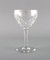 Red Wine Glasses in Clear Crystal Glass from Val St. Lambert, Belgium, Set of 20, Image 2